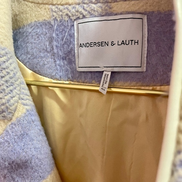 Andersen & Lauth Lilac and Cream Plaid Vest (Anthropologie) - Picture 5 of 5